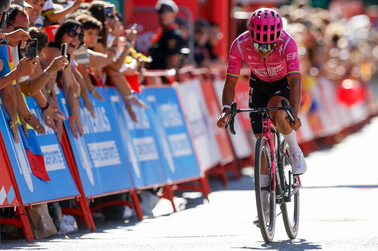 Richard Carapaz sube al cuarto lugar de la Vuelta a España: así quedó la clasificación tras la etapa 12