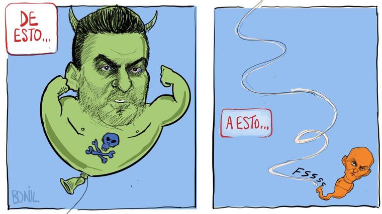 José Serrano, el poder es vano. Y por villano ¡a cana, tirano!