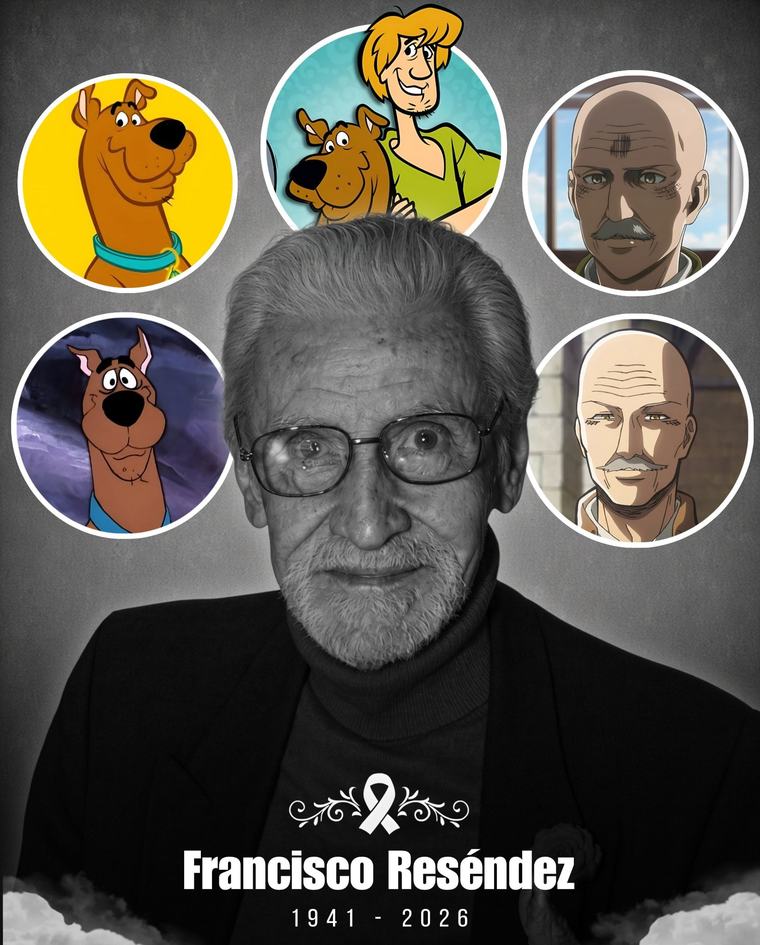¿De qué falleció Francisco Reséndez? Voz que dio vida a Scooby-Doo y actor de ‘Attack on Titan’