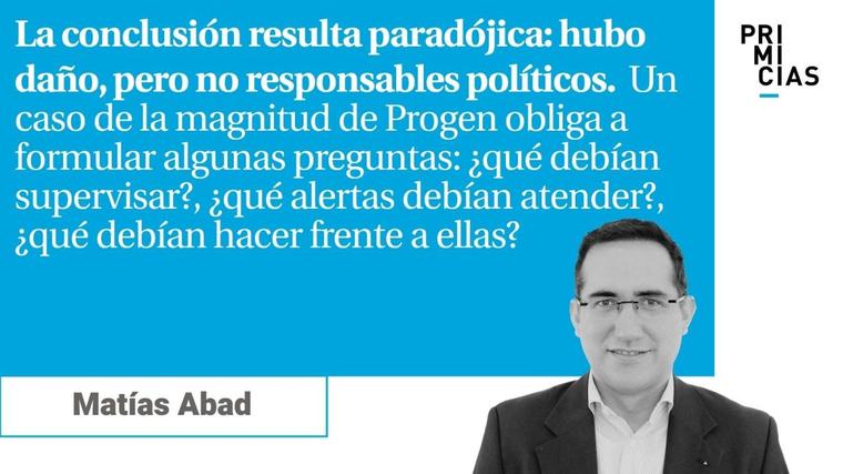 La responsabilidad política no necesita sentencia