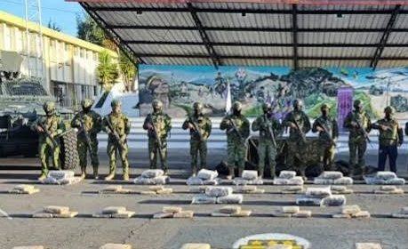 Se incauta media tonelada de droga presuntamente proveniente de Colombia