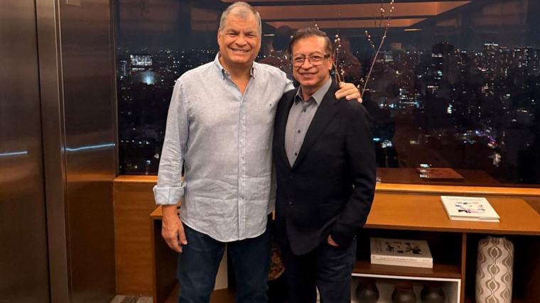 Rafael Correa y Gustavo Petro: ¿qué significa "alianza antinarcotráfico" que plantearon en México?