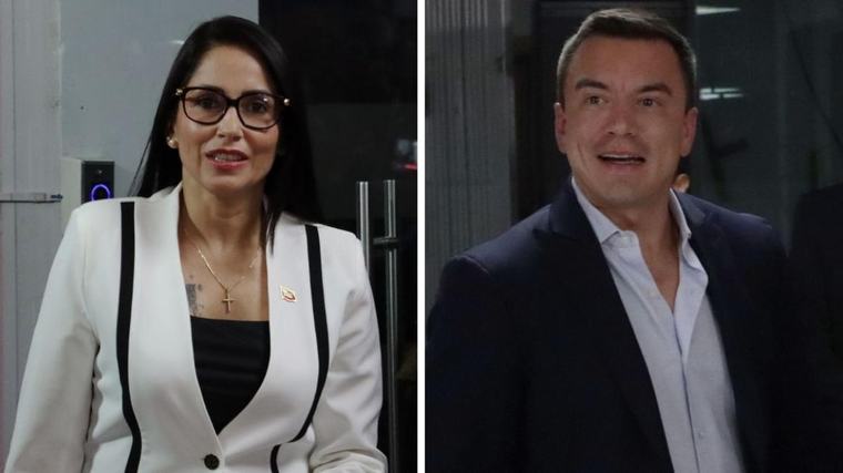 Noboa niega que el Gobierno esté detrás de la objeción a la candidatura de Luisa González en Manabí: "Es culpa de ellos"