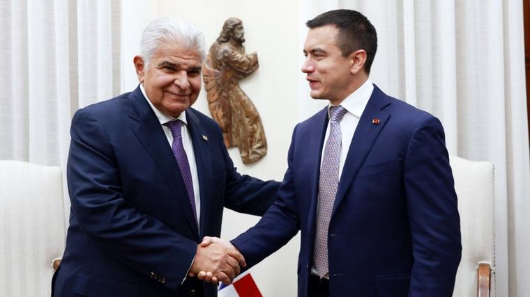 Daniel Noboa se reunirá con el presidente de Panamá para tratar comercio y seguridad