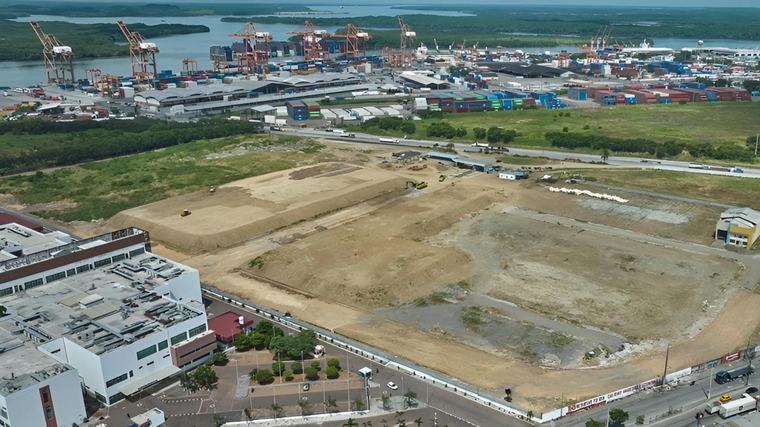 Nuevo parque logístico e industrial de USD 20 millones se construye en el Puerto de Guayaquil