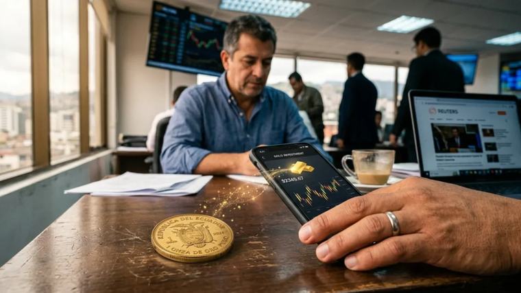 El oro se ‘democratiza’ con pequeñas inversiones: ¿Es posible invertir dinero desde Ecuador?