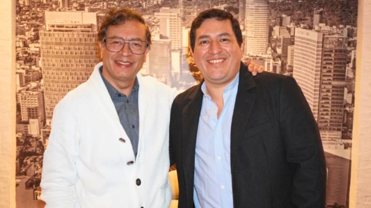 Gustavo Petro se reúne con Andrés Arauz y lanza duro mensaje contra Estados Unidos