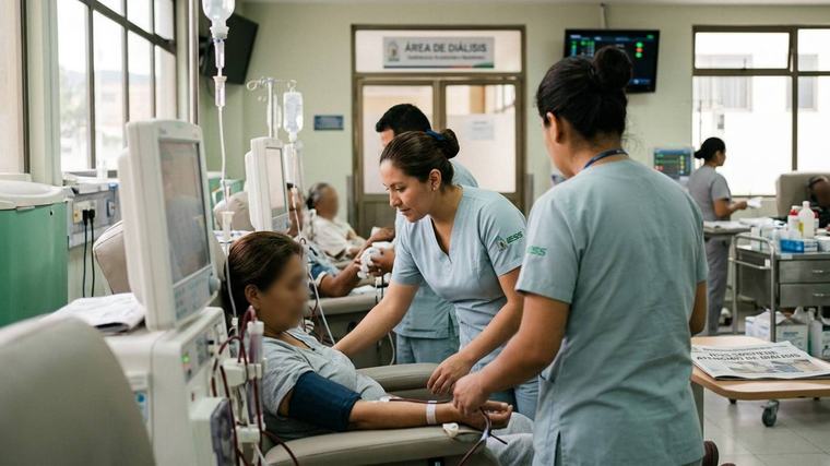 IESS desembolsa 46,7 millones en agosto para centros de salud y servicios de diálisis en Ecuador