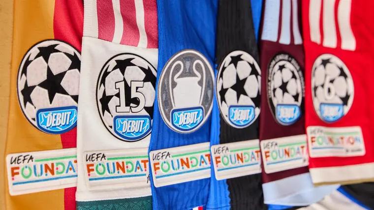 UEFA implementa el “Debut Patch” para reconocer a los jugadores que se estrenen en Champions League