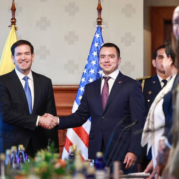 Marco Rubio, secretario de Estado de EE.UU., regresa a Ecuador para reunirse con Daniel Noboa