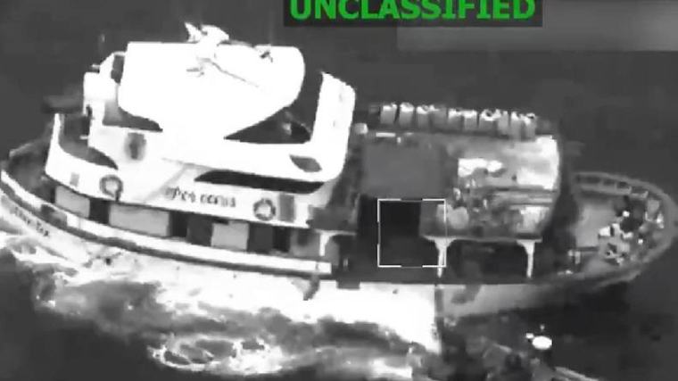 Fuerzas de Estados Unidos bombarderon el barco pesquero María Candelaria en altamar
