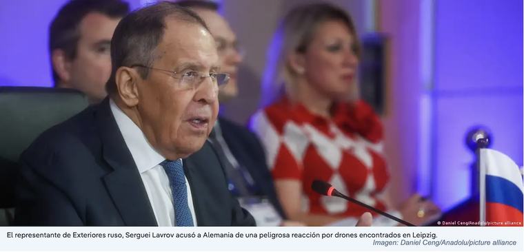 Lavrov acusa a Alemania de iniciar una “guerra” contra Rusia