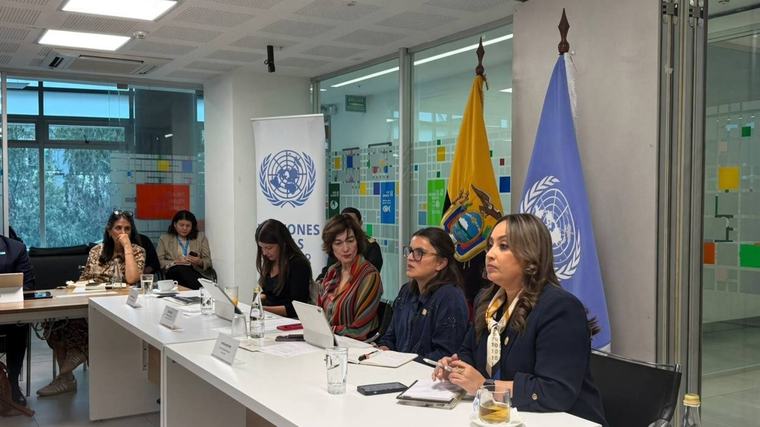 María José Pinto coordina con la ONU acciones preventivas ante el fenómeno de El Niño
