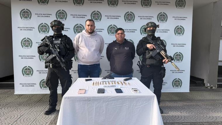 Colombia captura a dos presuntos cabecillas del Tren de Aragua buscados por EE. UU.
