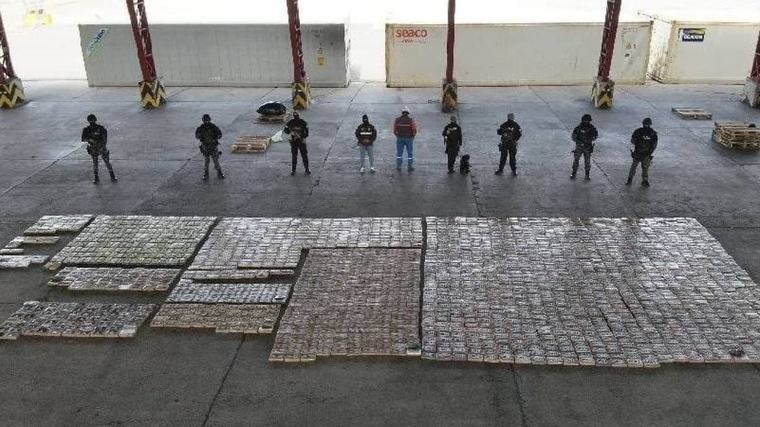 La Policía incautó dos toneladas de cocaína en el puerto de Machala cuyo destino era Suecia